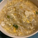 野菜たっぷり！とろ〜り中華スープ